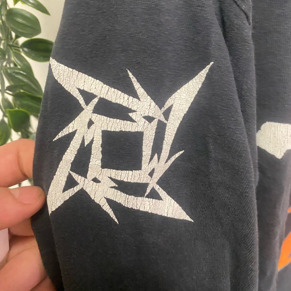 Vintage Metallica San Francisco 15 Years 1996 Giant Tag Size Large - Picture 3 of 7